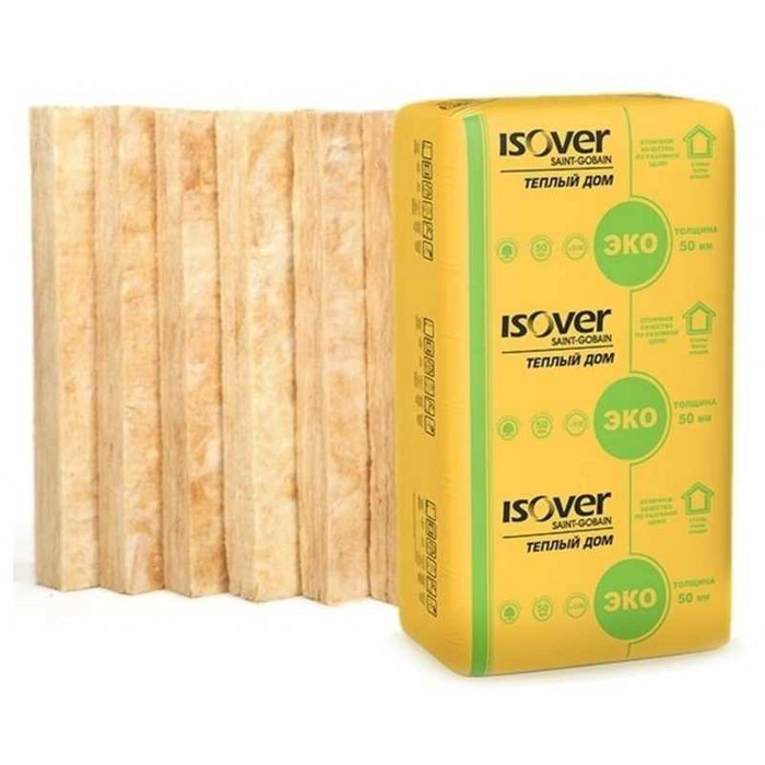 Утеплитель Isover Изовер Тёплый Дом Плита 50х610х1170 в Толмачёво